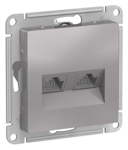 Розетка компьютерная двойная RJ-45 кат. 5е ATN000385 Schneider Electric - фото 45065