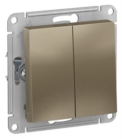 Выключатель двухклавишный ATN000551 Schneider Electric - фото 45167