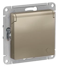 Розетка с крышкой и шторками 16А ATN000546 Schneider Electric - фото 45187