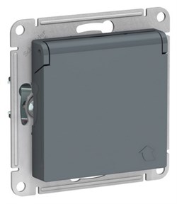 Розетка с крышкой и шторками 16А ATN000746 Schneider Electric - фото 45323