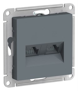 Розетка компьютерная двойная RJ-45 кат. 5е ATN000785 Schneider Electric - фото 45339