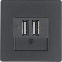 usb зарядка | розетка 260205 | 10336086 Berker - фото 46487