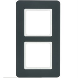 Рамка двухместная антрацит 10126186 Berker Q7 - фото 46739