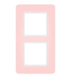 Рамка двухместная розовый кварц 10126152 Berker Q7 - фото 46777