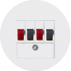 Розетка акустика двойная 457309 | 10382089 Berker - фото 46864