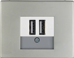 usb розетка | зарядка 260209 | 10357004 Berker - фото 48376
