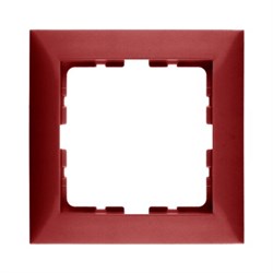 Рамкa 1-пост, Berker S.1, цвет: красный, с блеском 10118962 - фото 5537