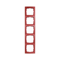 Рамкa 5-постов, Berker S.1, цвет: красный, с блеском 10158962 - фото 5541
