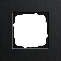 Рамка 1-пост, Gira Esprit Алюминий черного цвета 0211126 - фото 5841