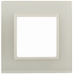 1 постовая рамка слоновая кость ЭРА Элеганс 14-5101-02 - фото 62282