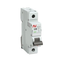 Автоматический выключатель EKF AV-10 AVERES 25А 1п mcb10-1-25C-av, C, 10кА - фото 63615
