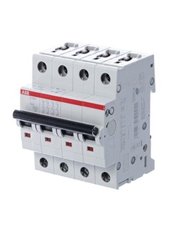 Автоматический выключатель ABB S204 25А 4п 2CDS254001R0254, 6кА, C, S204-C25 - фото 64950