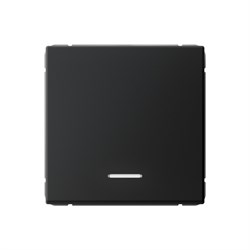 Systeme Electric ArtGallery Карбон Выключатель 1-клавишный с подсветкой, 10АХ, механизм, быстрозажим. клем. GAL001013S - фото 69282