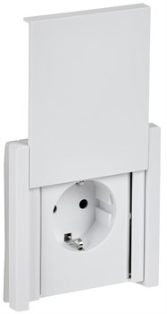 IEK FORTE&PIANO Белый Розетка с/з со шт с крышкой винтовое крепление 16А IP44 FP221 FP-R16-16-44-K01 - фото 69634