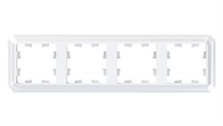 Systeme Electric AtlasDesign Antique белый рамка 4-ая, универсальная ATN100104 - фото 70581