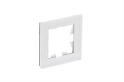 Systeme Electric AtlasDesign Nature натуральное стекло белый рамка 1-ая ATN360101 - фото 70628