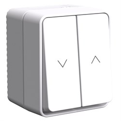 Systeme Electric AtlasDesign Profi54 белый выключатель 2-клавишный для жалюзи, 2хсх.4 ATN540119 - фото 70631