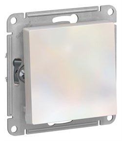 Systeme Electric AtlasDesign жемчуг выключатель 1-клавишный 2-полюсный, 10А, механизм ATN000421 - фото 70786