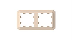 Systeme Electric AtlasDesign Antique песочный рамка 2-ая, универсальная ATN101202 - фото 70900