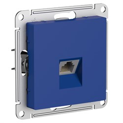 Systeme Electric AtlasDesign аквамарин розетка компьютерная RJ45, кат. 5Е, механизм ATN001183 - фото 70982
