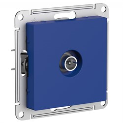 Systeme Electric AtlasDesign аквамарин розетка TV коннектор, механизм ATN001193 - фото 70988