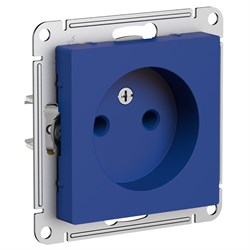 Systeme Electric AtlasDesign аквамарин розетка без заземления, без шторок, 16А, механизм ATN001141 - фото 71014