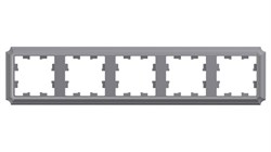 Systeme Electric AtlasDesign Antique сталь рамка 5-ая, универсальная ATN100905 - фото 71158