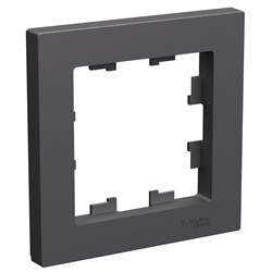 Systeme Electric AtlasDesign базальт рамка 1-ая ATN001401 - фото 71255