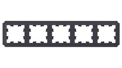 Systeme Electric AtlasDesign Antique карбон рамка 5-ая, универсальная ATN101005 - фото 71274