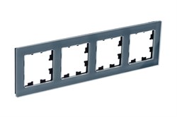 Systeme Electric AtlasDesign Nature натуральное стекло грифель рамка 4-ая ATN360704 - фото 71449