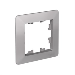 Systeme Electric AtlasDesign Air Алюминий/дымчатый черный Рамка 1-ая ATN220301 - фото 71537