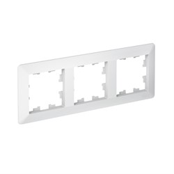 Systeme Electric AtlasDesign Air Лотос/дымчатый белый Рамка 3-ая ATN221303 - фото 71559