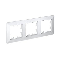 Systeme Electric AtlasDesign Air Белый/дымчатый белый Рамка 3-ая ATN220103 - фото 71564