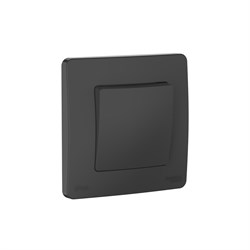 Systeme Electric Blanca внутр Антрацит Переключатель 1-клавишный IP44, 10A, 250В BLNVS410606 - фото 72338