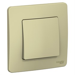 Blanca внутренняя бежевый переключатель 1-клавишный (cх.6), 10А, 250B BLNVS010607 - фото 72409