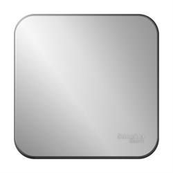 Blanca наружняя алюминий выключатель 1-клавишный 10А, 250B, изолированная пластина BLNVA101013 - фото 72575