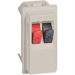 BTicino Living now песочный розетка для аудиоколонок стерео 1 мод KM4294 - фото 73054