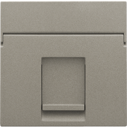 Niko Бронза Накладка на розетку RJ 123-65100 - фото 75373