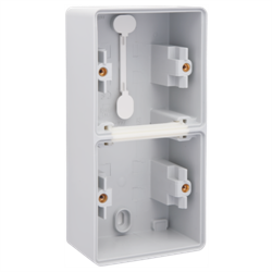 Niko Hydro Серый Рамка на 2 поста, вертик, 2 входа 700-83201 - фото 75802