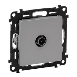 Legrand Valena Life алюминий розетка TV оконечная 10дБ 0-862 МГц. 753660 - фото 77127