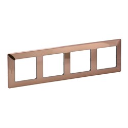 Legrand Valena Life медь рамка 4-ая 754164 - фото 77209