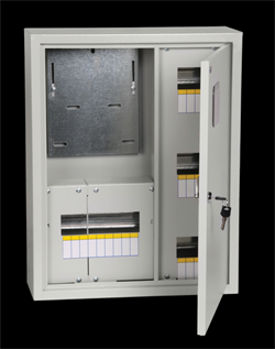 IEK TITAN Корпус металлический ЩУРн-3/18 (560х440х165мм) IP31 MKM32-N-18-31-ZO - фото 78585