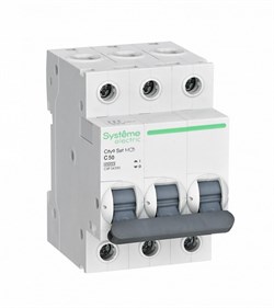 Systeme Electric City9 Set Автоматический выключатель (АВ) С 50А 3P 4.5kA 400В C9F34350 - фото 80219