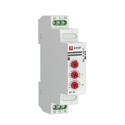 EKF PROxima Реле времени (10 устанавл. функц.) RT-10 12-240В rt-10-12-240 - фото 87685