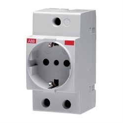 ABB M1173 Розетка щитовая 2Р+N 16A 2CSM110000R0701 - фото 87779