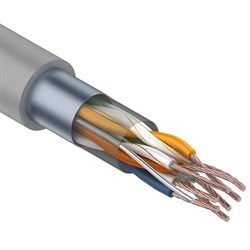 Кабель FTP 4PR 24AWG CAT5e 305м STRANDED Rexant 01-0145 - фото 89225