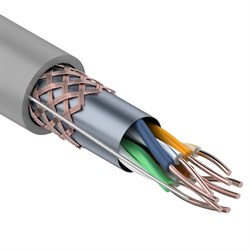 Кабель SFTP 4PR 24AWG CAT5e 305м Rexant 01-0342 - фото 89230