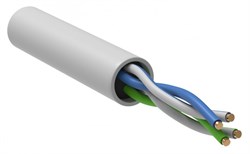 IEK ITK Витая пара U/UTP кат.5E 2x2х24AWG LSZH белый (500м) LC1-C5E02-128 - фото 89251