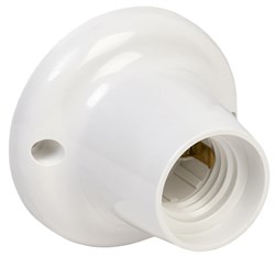 IEK Патрон потолочный Е27 пластик белый EPP12-04-01-K01 - фото 90008