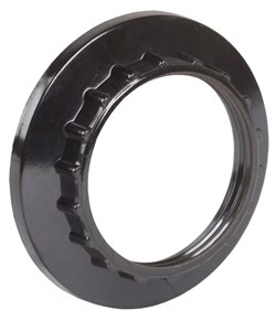 IEK Кольцо к патрону, бакелит, Е27, черный EKP10-02-02-K02 - фото 90032